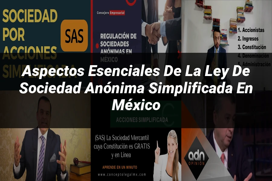 "Aspectos esenciales de la ley de sociedad anónima simplificada en México"