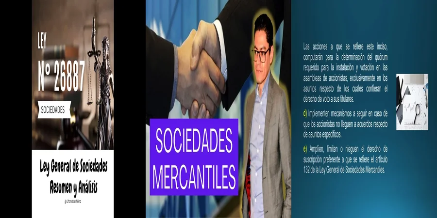 "Aspectos esenciales de la ley de sociedades en México"