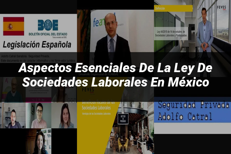 "Aspectos esenciales de la ley de sociedades laborales en México"