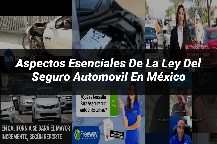 "Aspectos esenciales de la ley del seguro automovil en México"