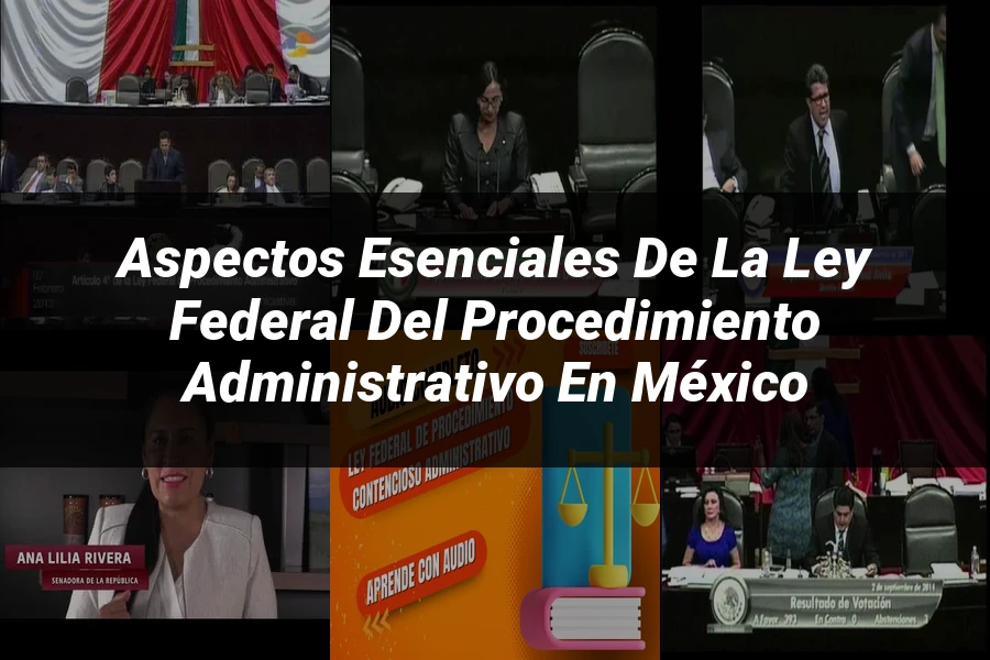 "Aspectos esenciales de la ley federal del procedimiento administrativo en México"