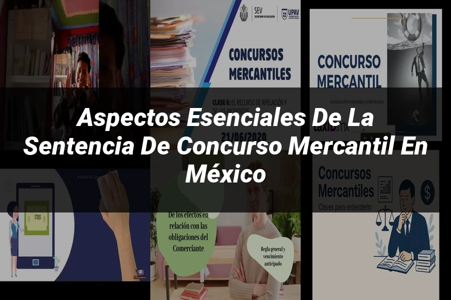"Aspectos esenciales de la sentencia de concurso mercantil en México"