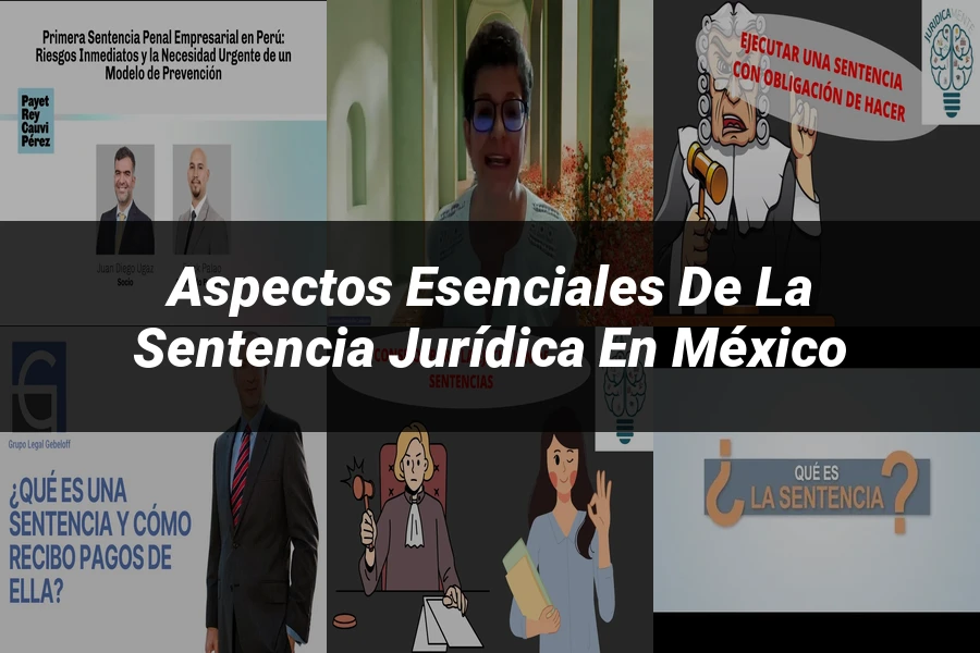 "Aspectos esenciales de la sentencia jurídica en México"