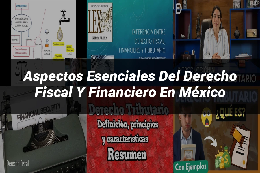 "Aspectos esenciales del derecho fiscal y financiero en México"