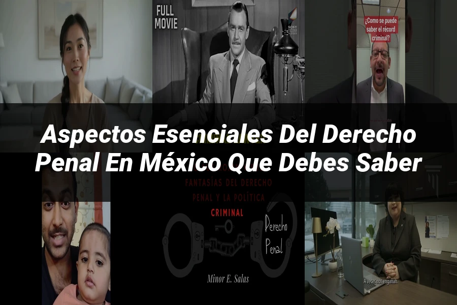 "Aspectos esenciales del derecho penal en México que debes saber"