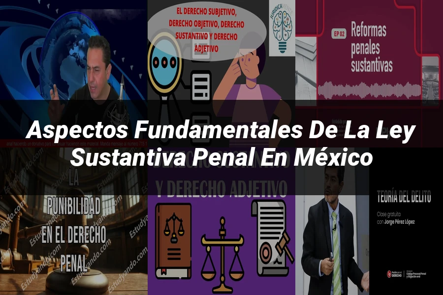 "Aspectos fundamentales de la ley sustantiva penal en México"