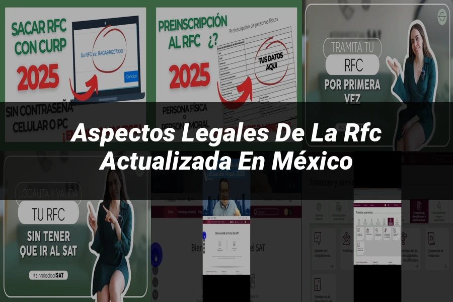 "Aspectos legales de la RFC actualizada en México"