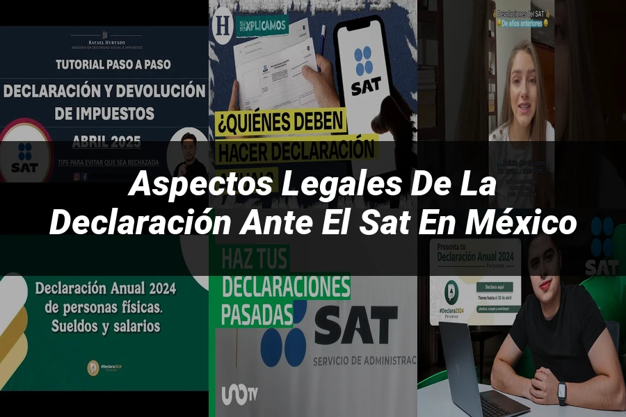 "Aspectos legales de la declaración ante el SAT en México"
