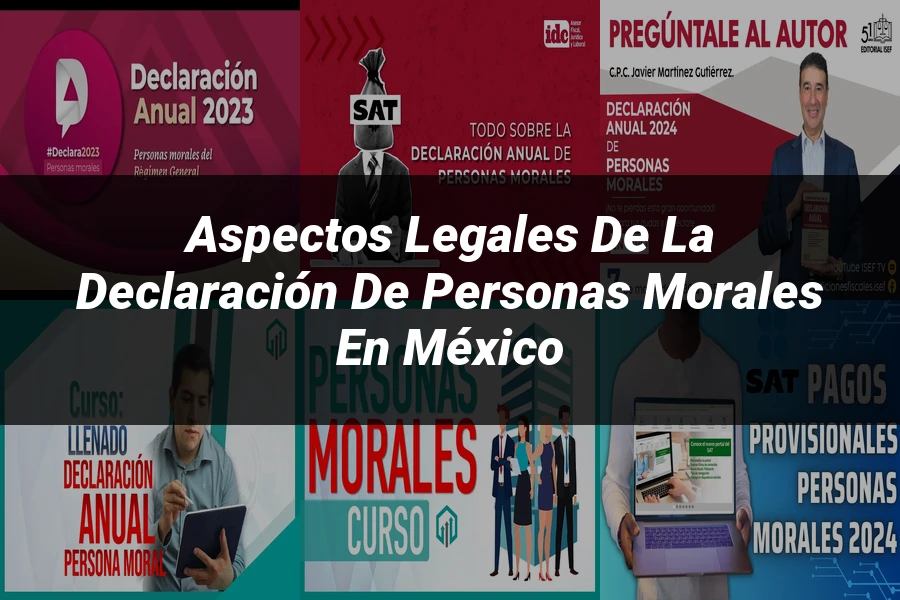 "Aspectos legales de la declaración de personas morales en México"