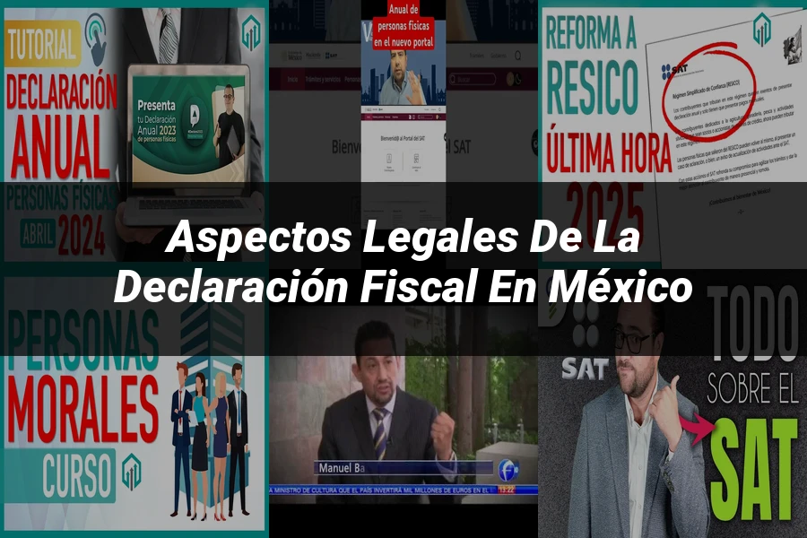 "Aspectos legales de la declaración fiscal en México"