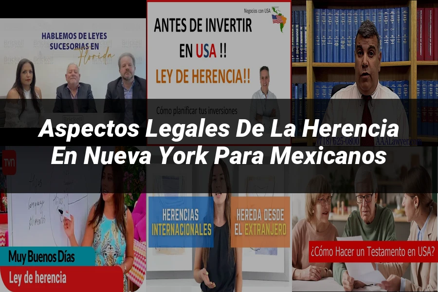 "Aspectos legales de la herencia en Nueva York para mexicanos"