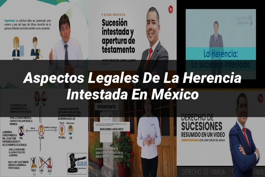 "Aspectos legales de la herencia intestada en México"