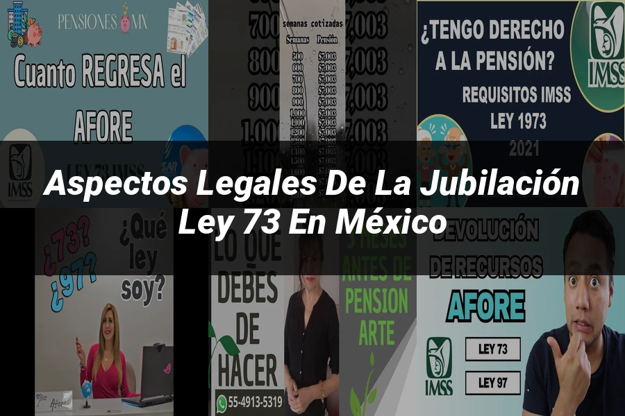 "Aspectos legales de la jubilación Ley 73 en México"