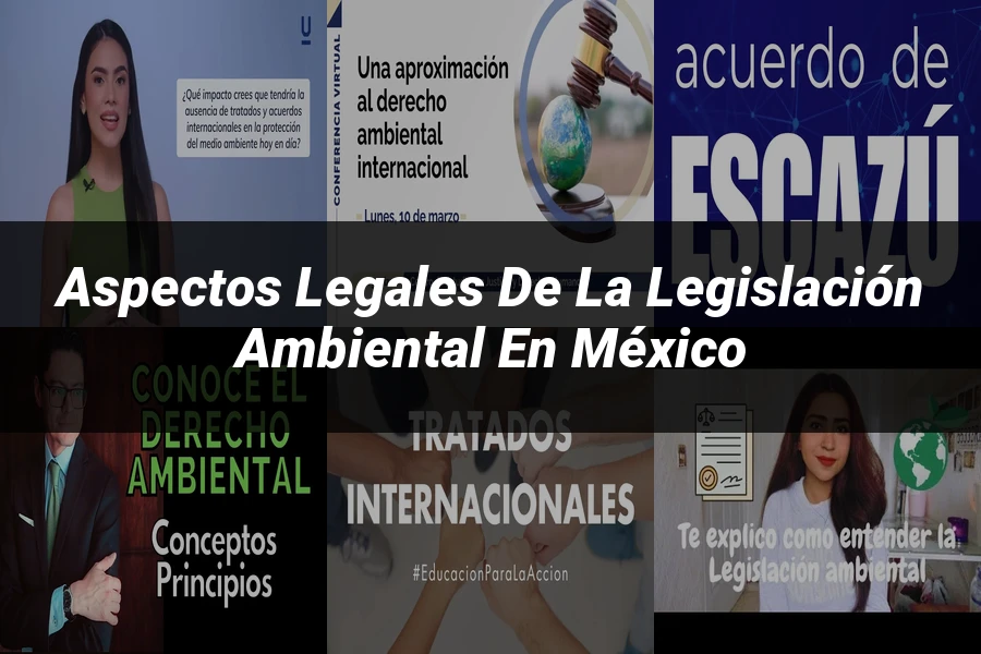 "Aspectos legales de la legislación ambiental en México"