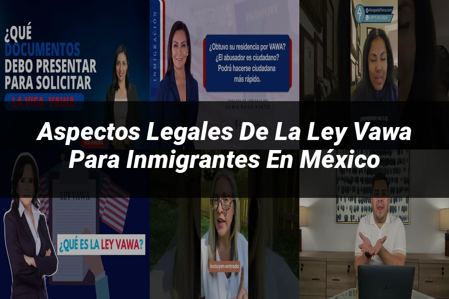 "Aspectos legales de la ley VAWA para inmigrantes en México"