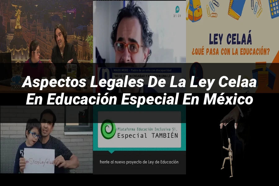 "Aspectos legales de la ley celaa en educación especial en México"