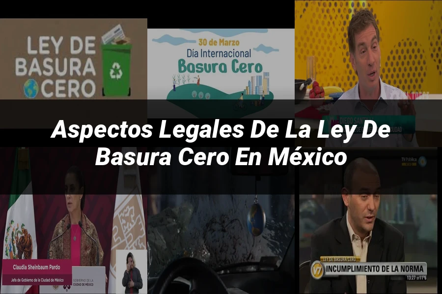 "Aspectos legales de la ley de basura cero en México"