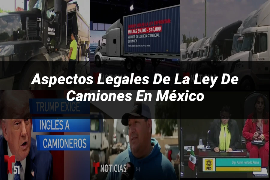 "Aspectos legales de la ley de camiones en México"