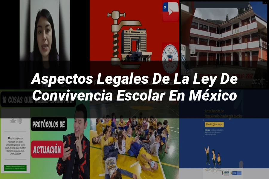 "Aspectos legales de la ley de convivencia escolar en México"