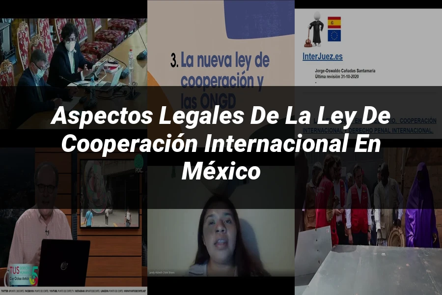 "Aspectos legales de la ley de cooperación internacional en México"