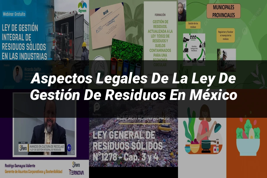 "Aspectos legales de la ley de gestión de residuos en México"