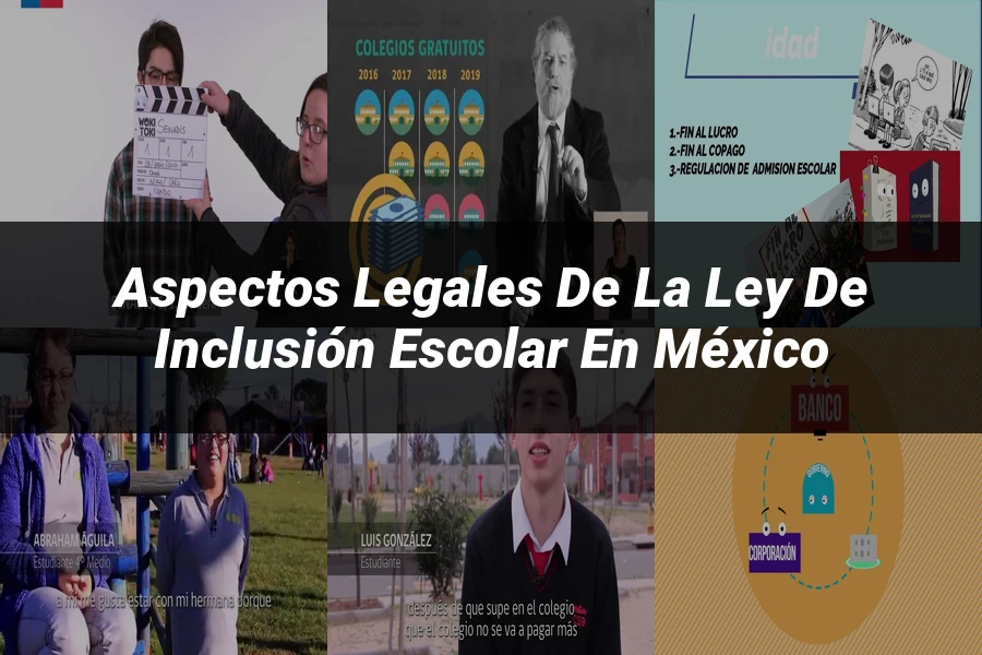 "Aspectos legales de la ley de inclusión escolar en México"