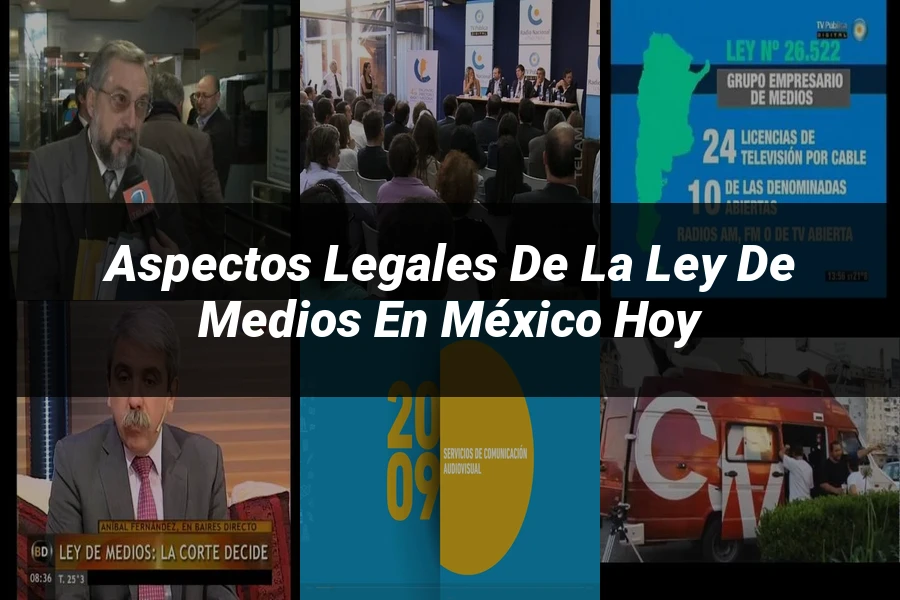 "Aspectos legales de la ley de medios en México hoy"