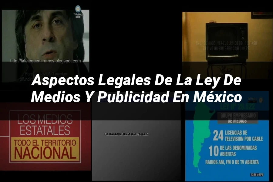"Aspectos legales de la ley de medios y publicidad en México"