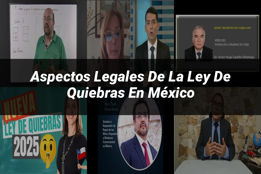 "Aspectos legales de la ley de quiebras en México"