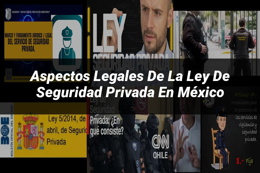 "Aspectos legales de la ley de seguridad privada en México"