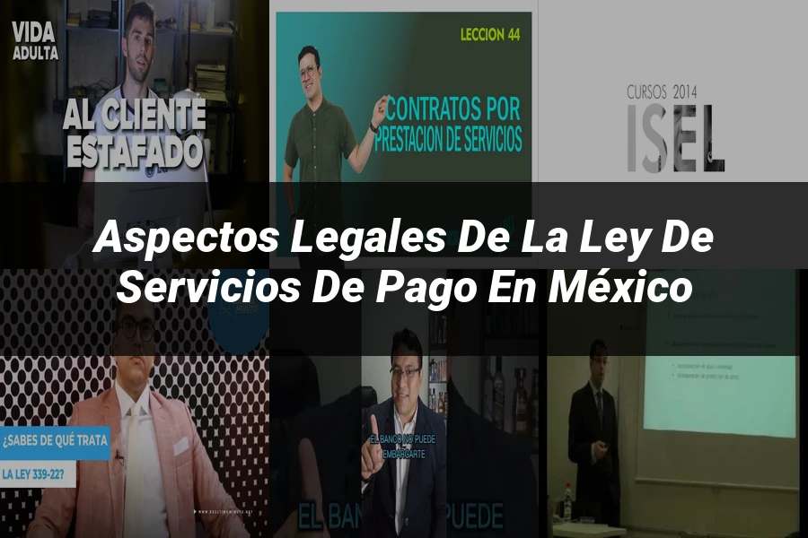 "Aspectos legales de la ley de servicios de pago en México"