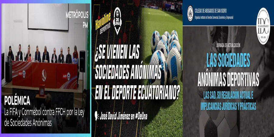 "Aspectos legales de la ley de sociedades anónimas deportivas en México"