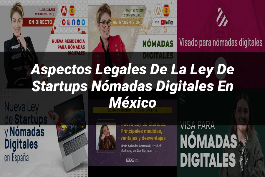 "Aspectos legales de la ley de startups nómadas digitales en México"