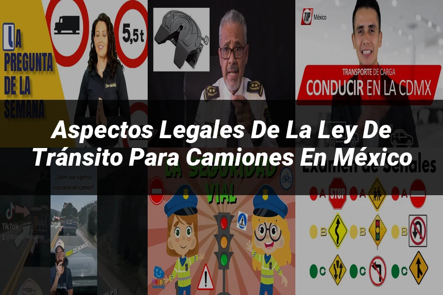 "Aspectos legales de la ley de tránsito para camiones en México"