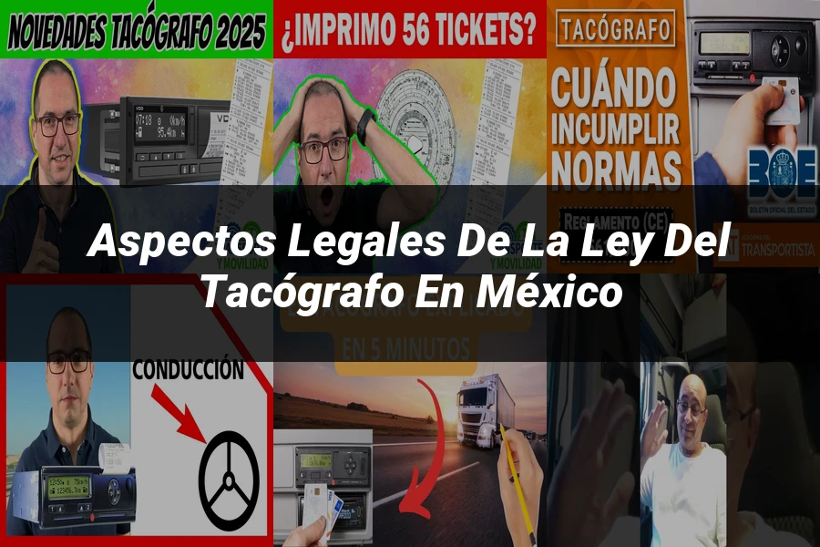 "Aspectos legales de la ley del tacógrafo en México"