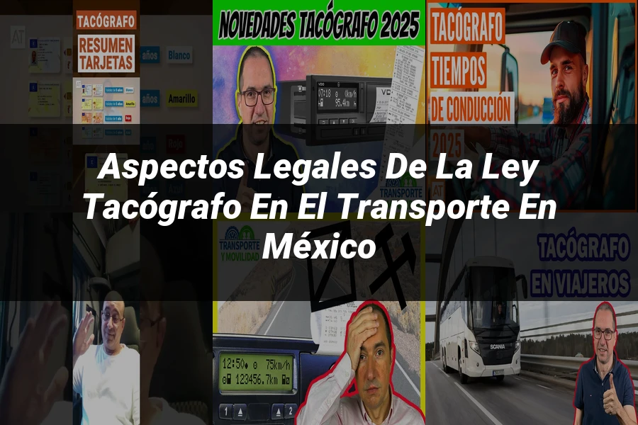 "Aspectos legales de la ley tacógrafo en el transporte en México"