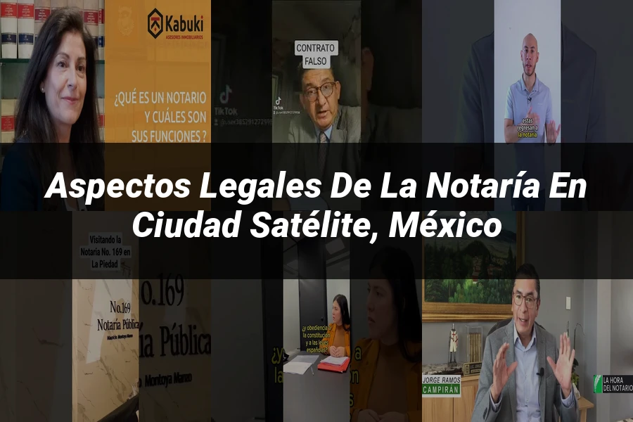 "Aspectos legales de la notaría en Ciudad Satélite, México"