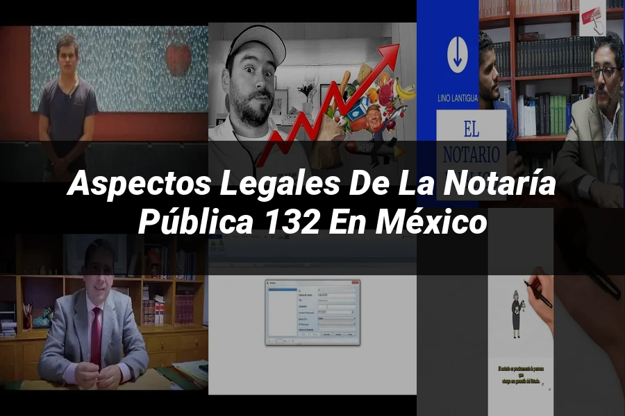 "Aspectos legales de la notaría pública 132 en México"