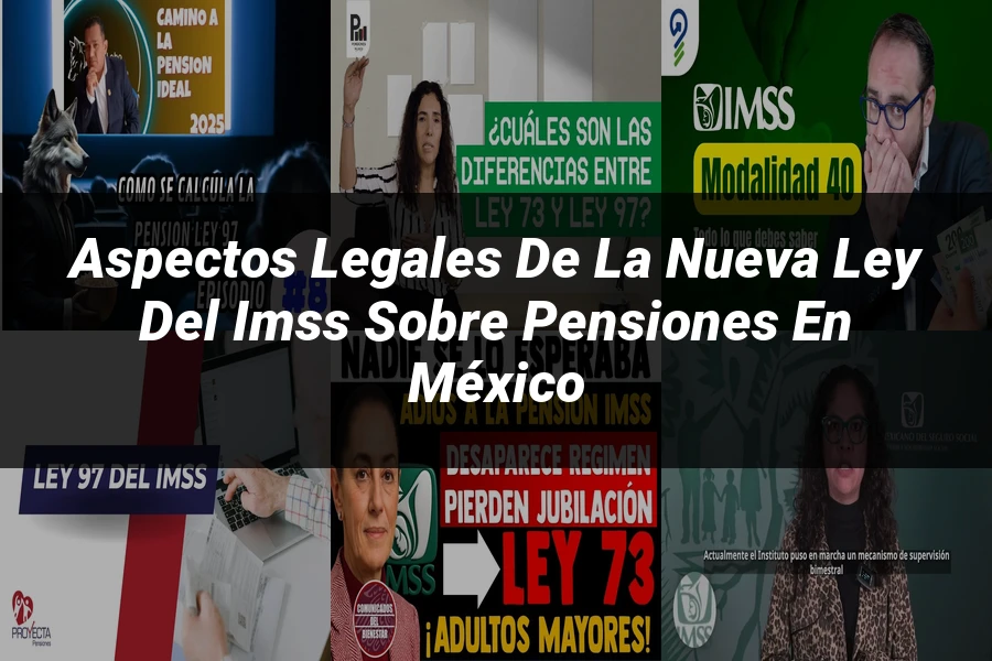 "Aspectos legales de la nueva ley del IMSS sobre pensiones en México"