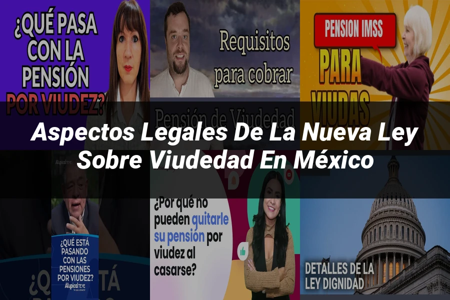 "Aspectos legales de la nueva ley sobre viudedad en México"