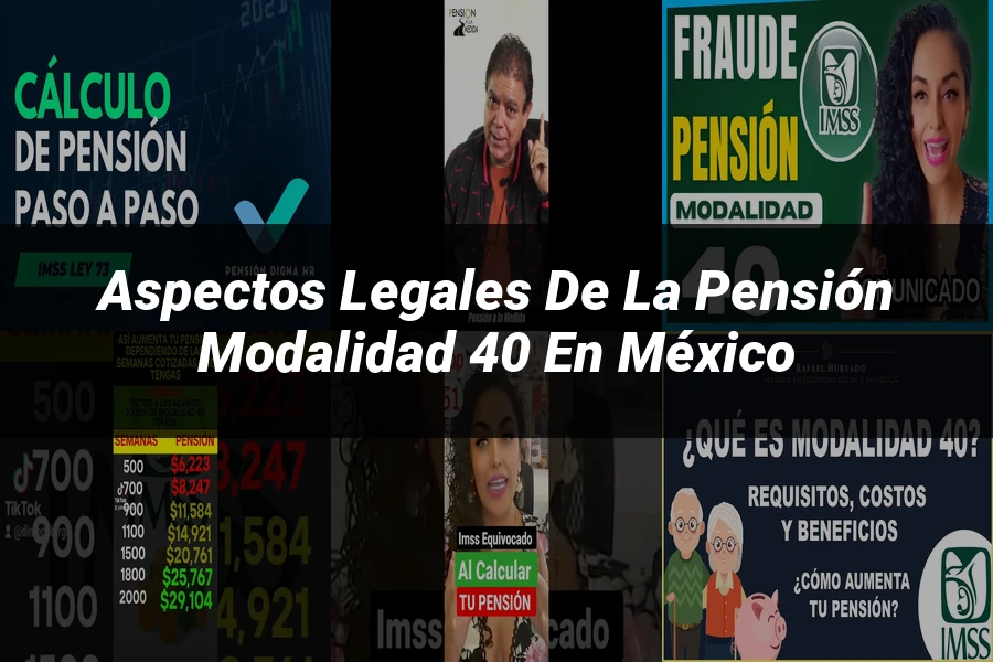 "Aspectos legales de la pensión modalidad 40 en México"