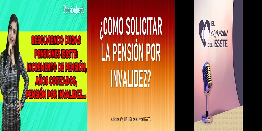 "Aspectos legales de la pensión por invalidez del ISSSTE en México"