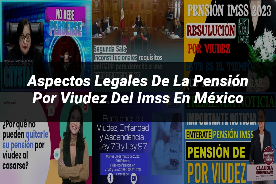 "Aspectos legales de la pensión por viudez del IMSS en México"