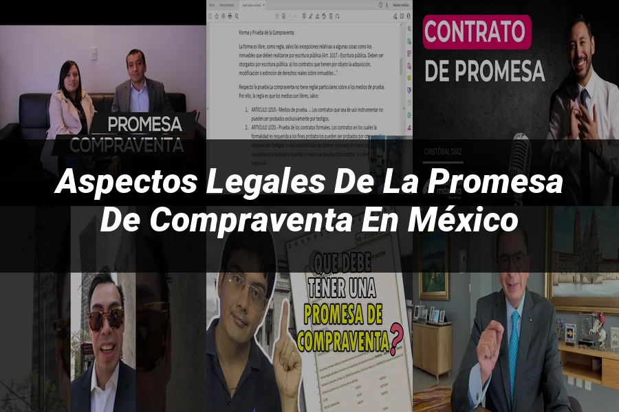 "Aspectos legales de la promesa de compraventa en México"