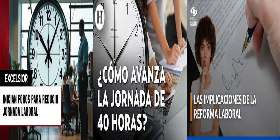 "Aspectos legales de la reforma laboral sobre horas de trabajo en México"