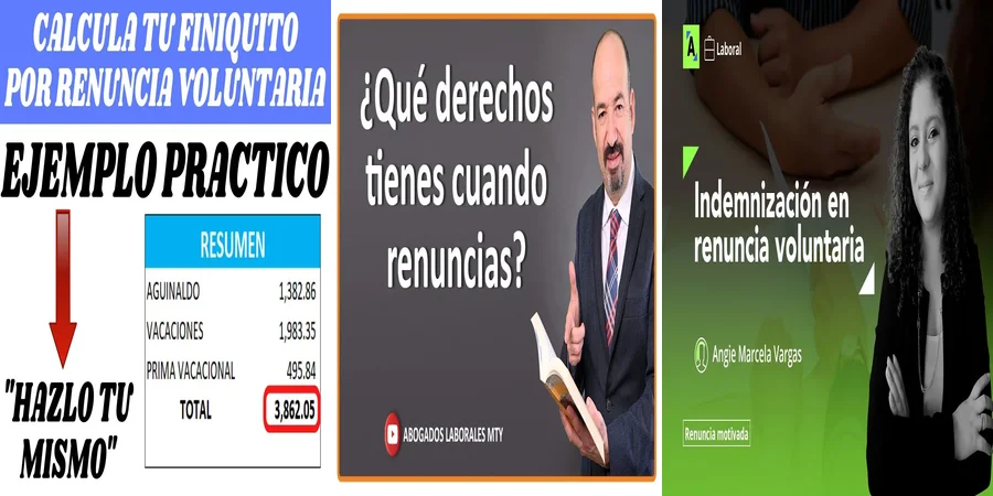 "Aspectos legales de la renuncia voluntaria en México"