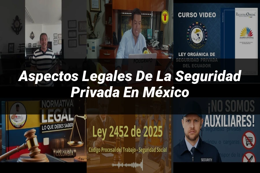 "Aspectos legales de la seguridad privada en México"