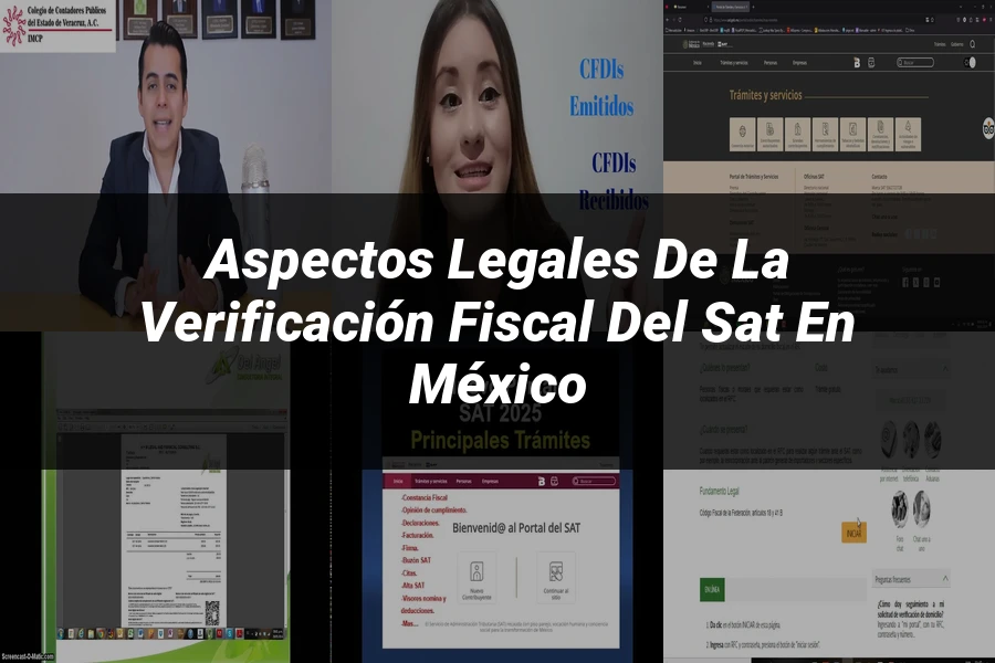 "Aspectos legales de la verificación fiscal del SAT en México"
