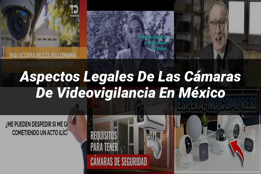 "Aspectos legales de las cámaras de videovigilancia en México"