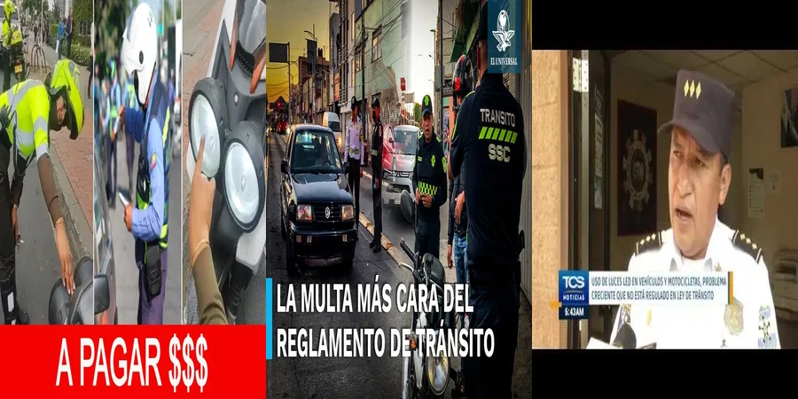 "Aspectos legales de las luces LED en el tránsito en México"
